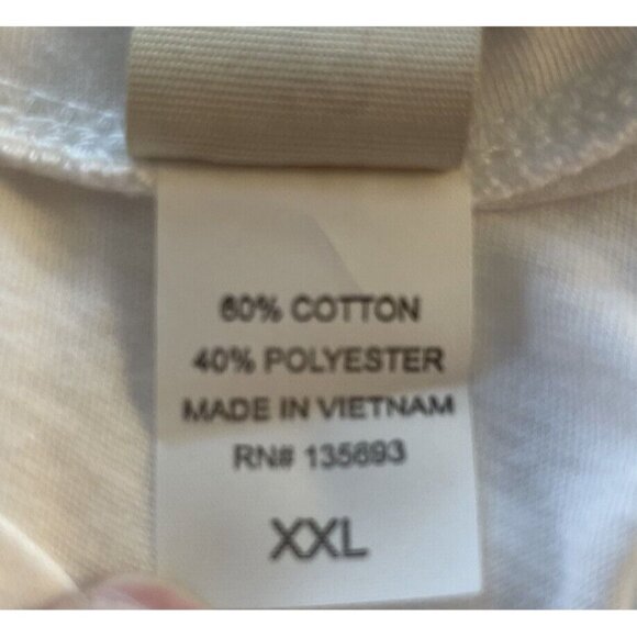 Supernova Graphic Tee Tshirt Womens XXL White Here For Touchdowns and Beer - Picture 7 of 7